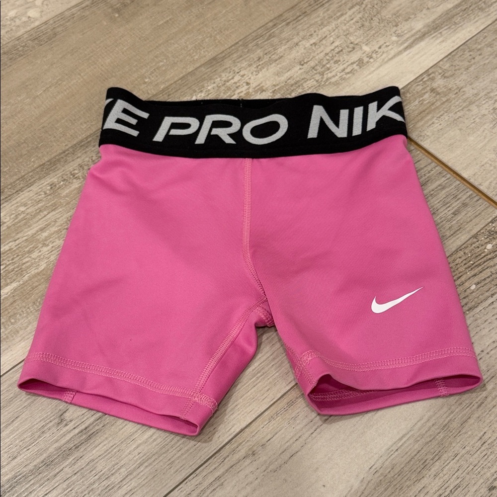 Nike Kids Pink Pro Shorts
